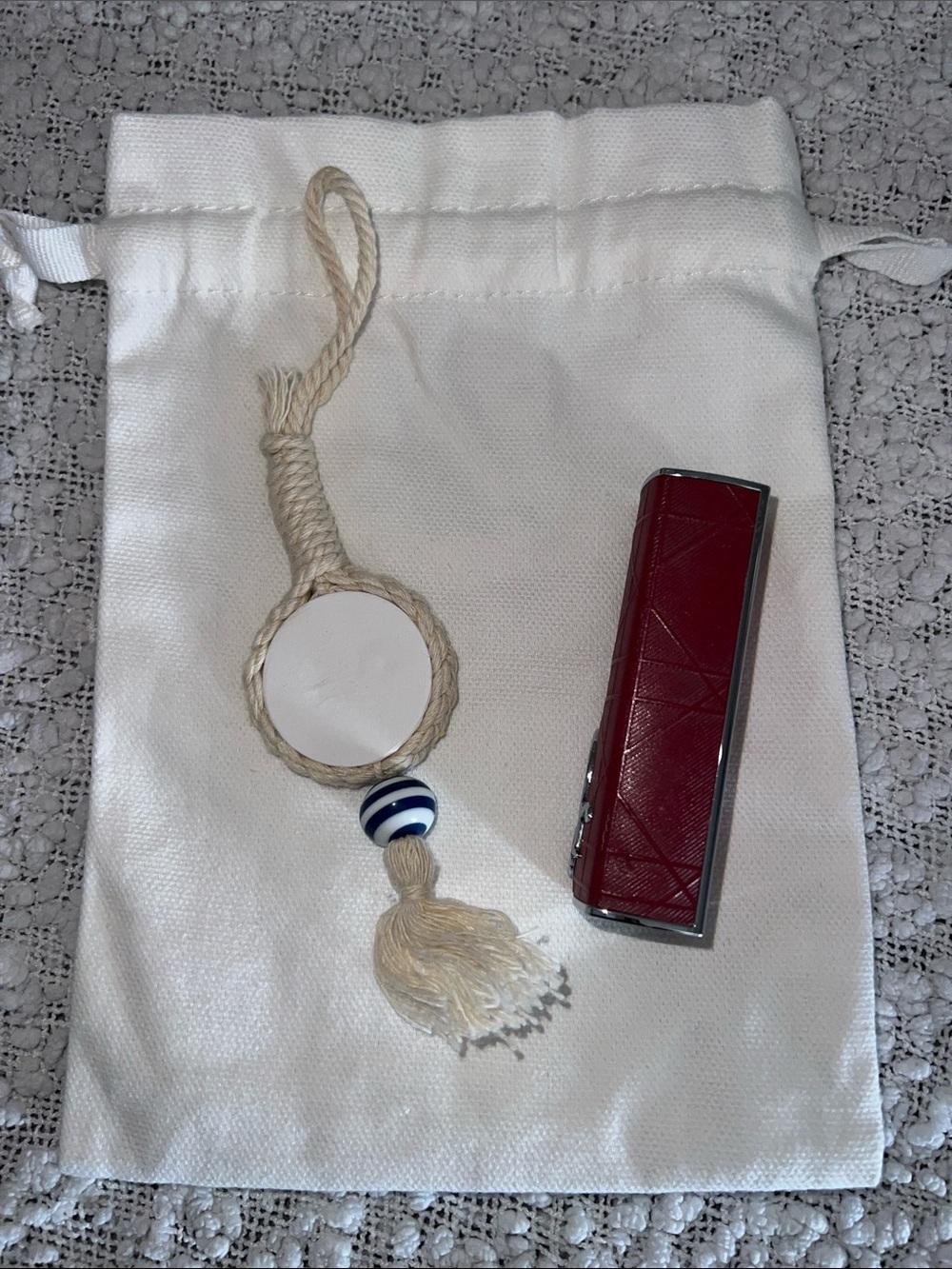 Dior Beauty Mini Drawstring Bag,Dior Addict Lipstick Case & Dior Diffuser Stone - Picture 2 of 8